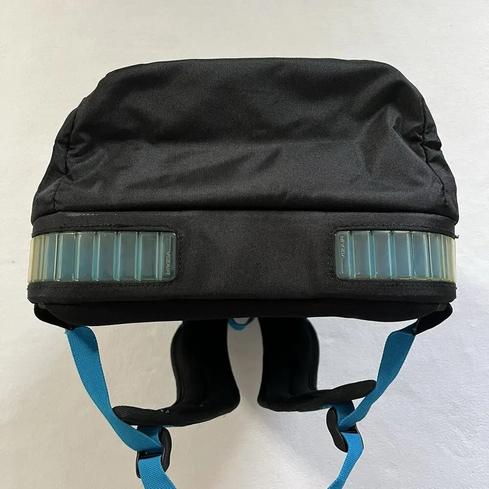 Samsonite Black Hyper Blue Viz Air Backpack Laptop Tablet Travel Business Bag